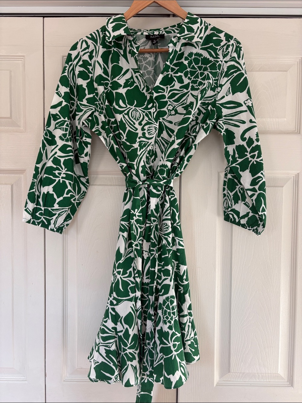 MSK Tie Waist Dress